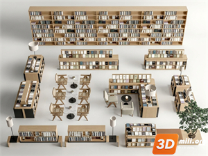 Bookcase Skp Files